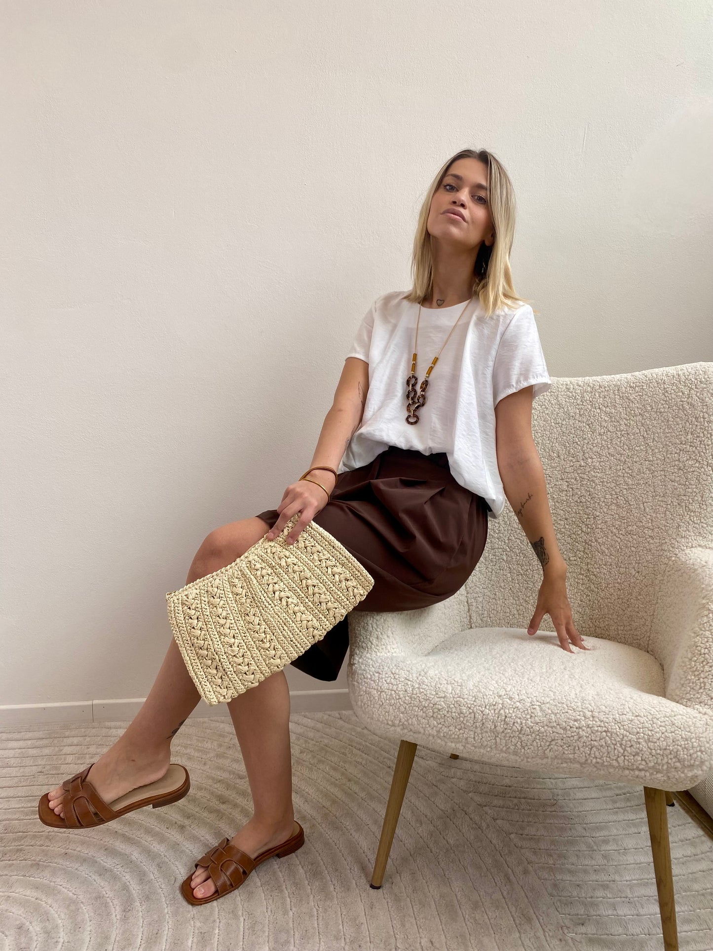 POCHETTE RAFIA