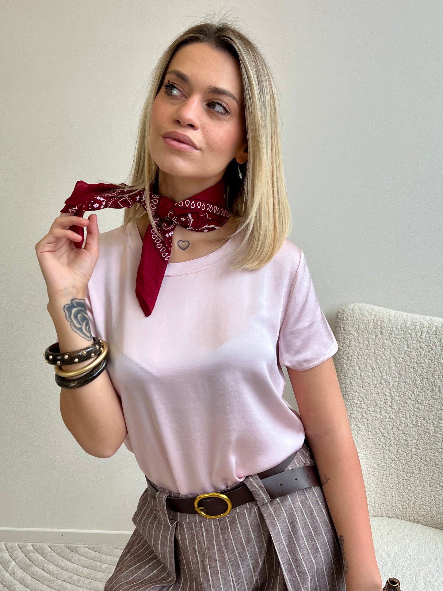 Bandana bordeaux