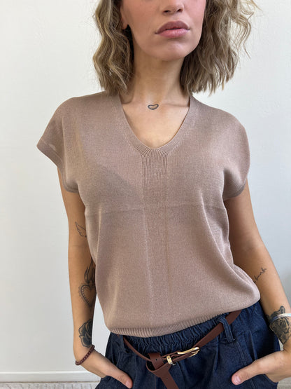 AMBRA MAGLIA BISCOTTO