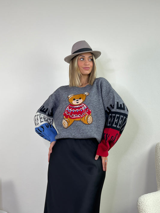 ELTON PULLOVER GRIGIO MELANGE