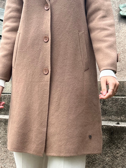 FIONA CAPPOTTO IN MAGLIA CAMEL