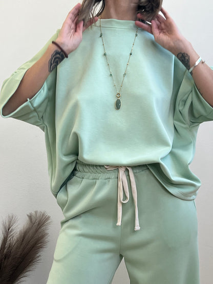 PANTALONE SOFT TOUCH EMILIE VERDINO