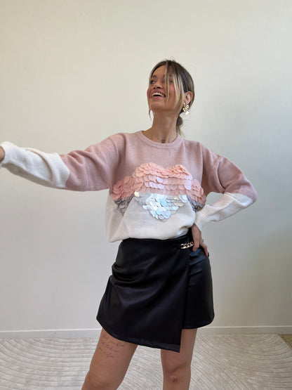 PULL MACROPAILLETTES CIPRIA