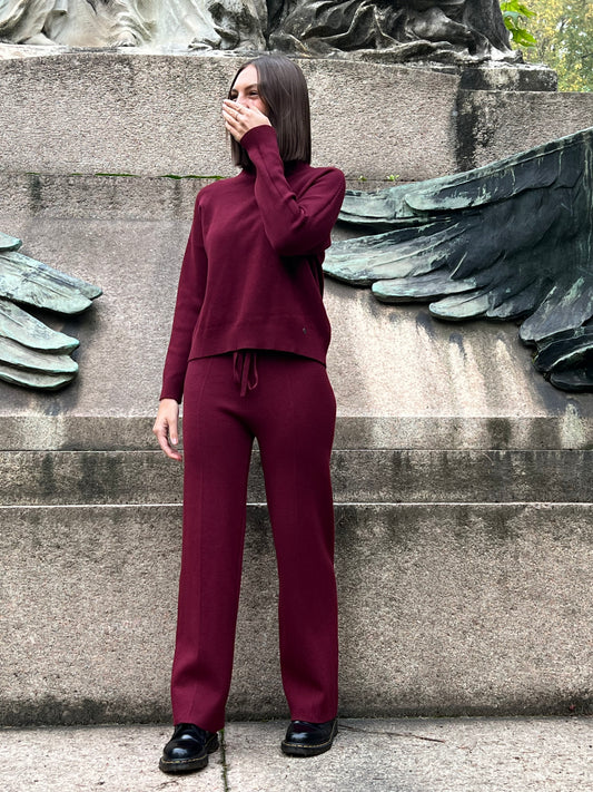 COPENAGHEN SET TUTA BURGUNDY