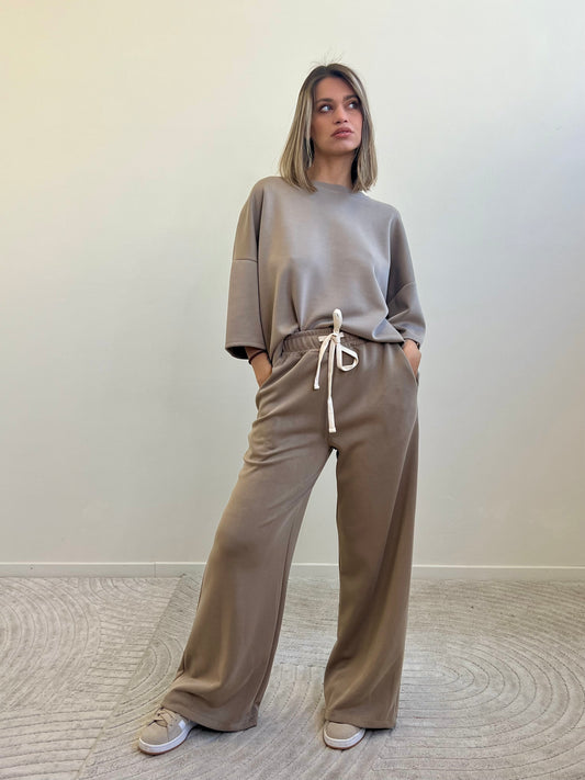 PANTALONE SOFT TOUCH EMILIE FANGO