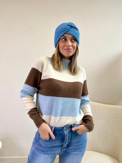 FASCIA LANA AZZURRA