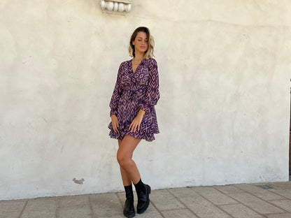 Mini dress VANIA var.Viola