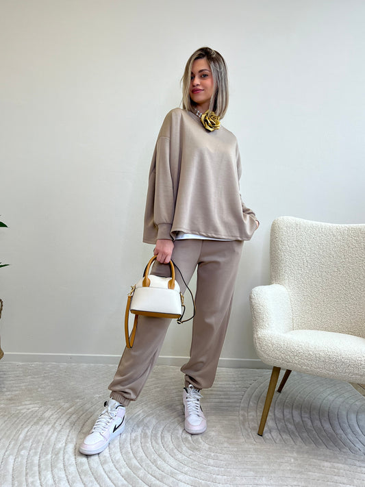 MILA SET TUTA CAPPUCCINO