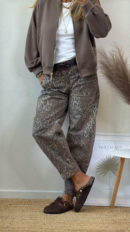 JEANS STAMPA MACULA
