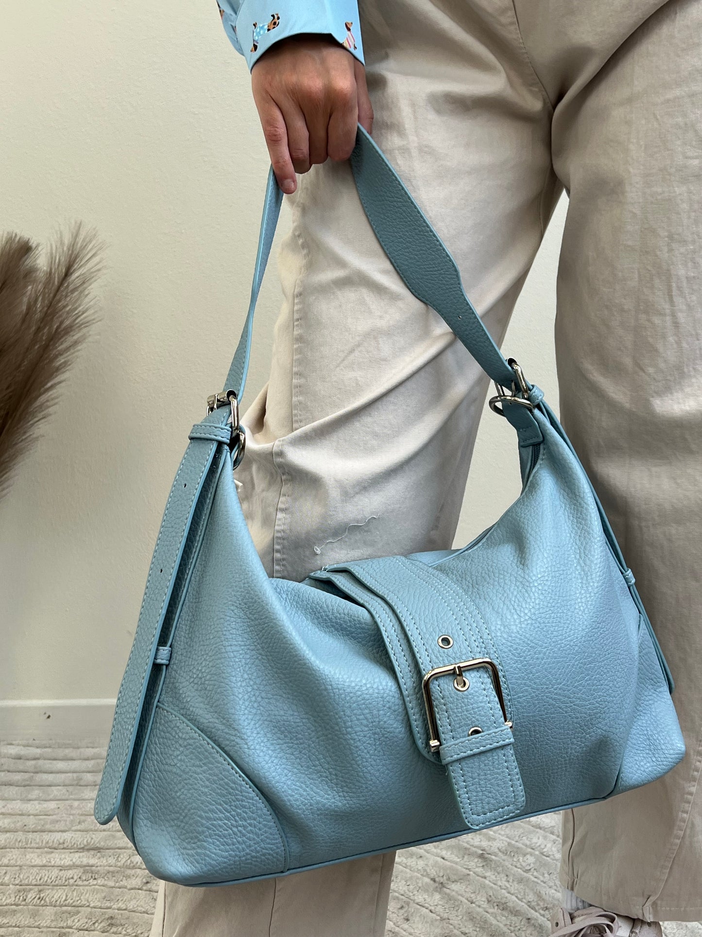 BORSA SOPHIA AZZURRO CARTA DA ZUCCHERO