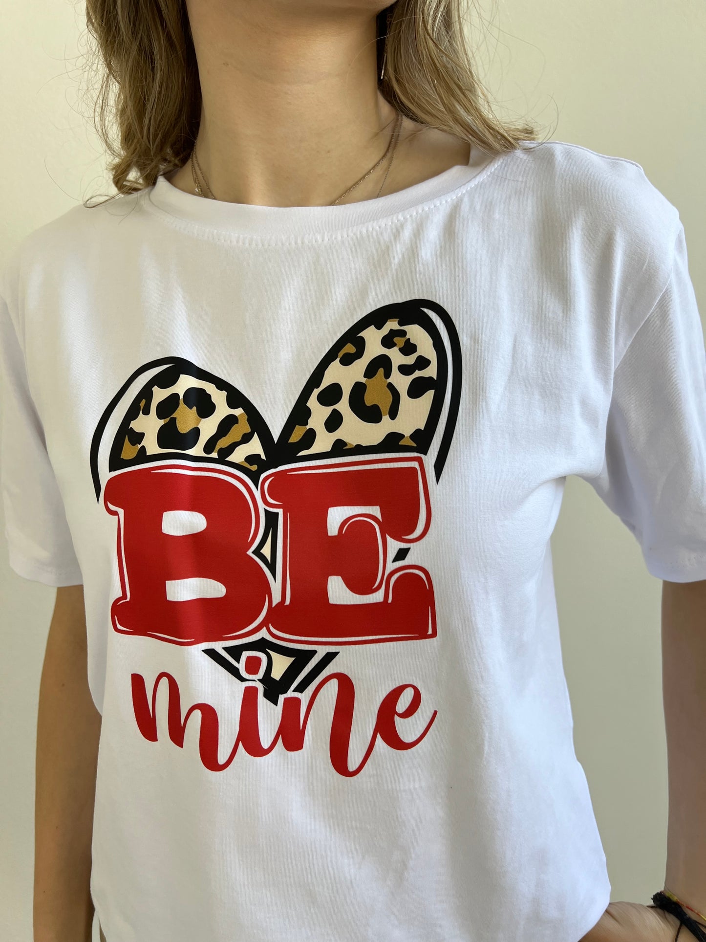 T.SHIRT CUORE ANIMALIER