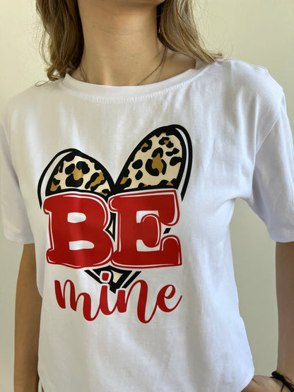 T.SHIRT CUORE ANIMALIER
