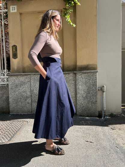 MARICA GONNA A PORTAFOGLIO BLU