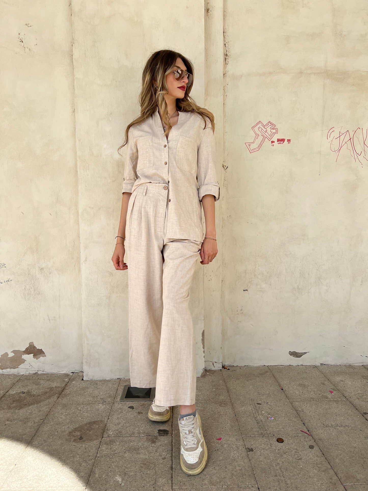 CAMICIA NATURAL taglia M