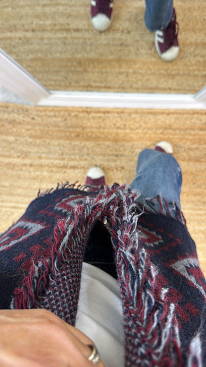 KLIMT CARDIGAN BLU E BORDEAUX