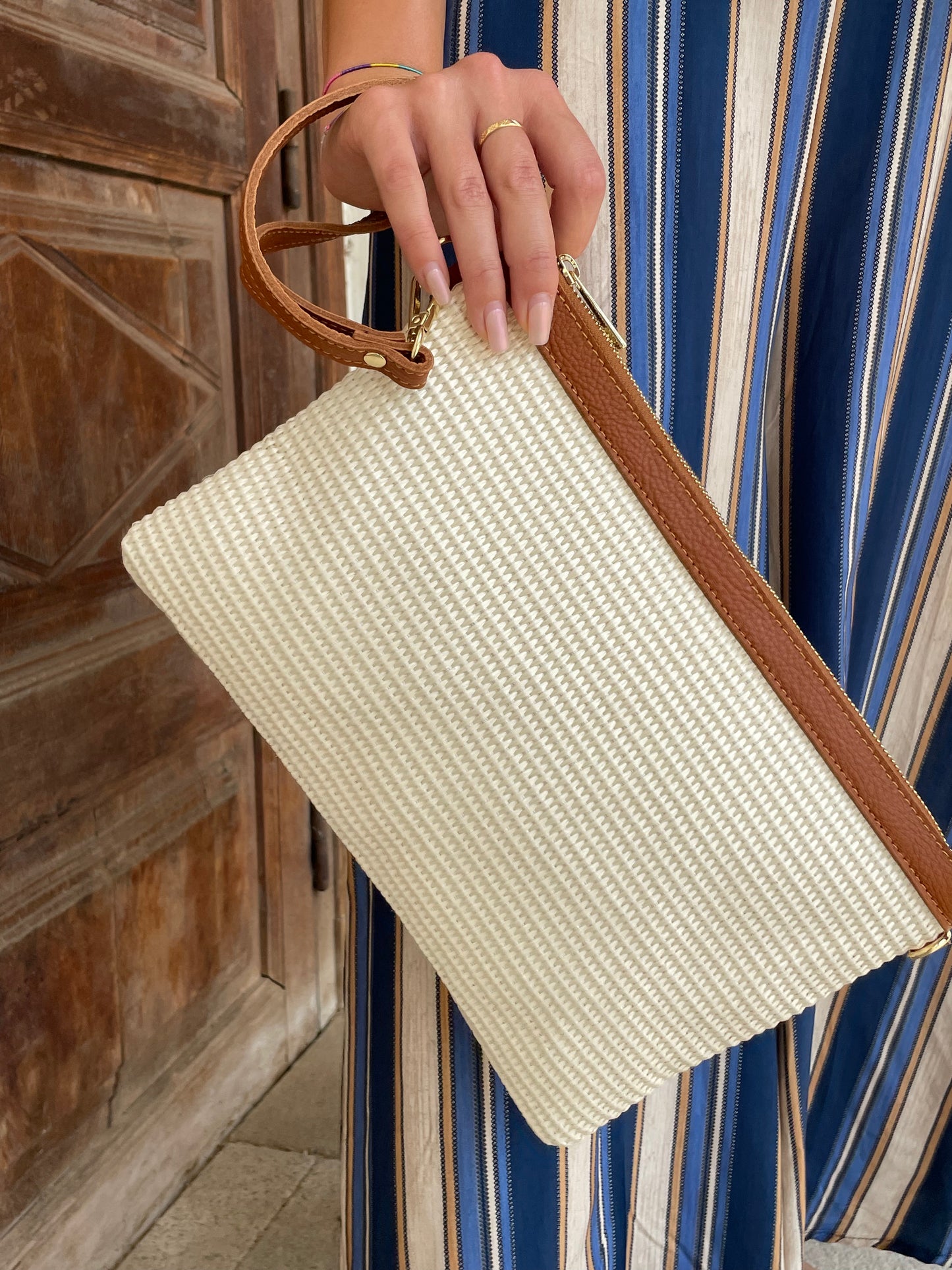 Pochette rafia