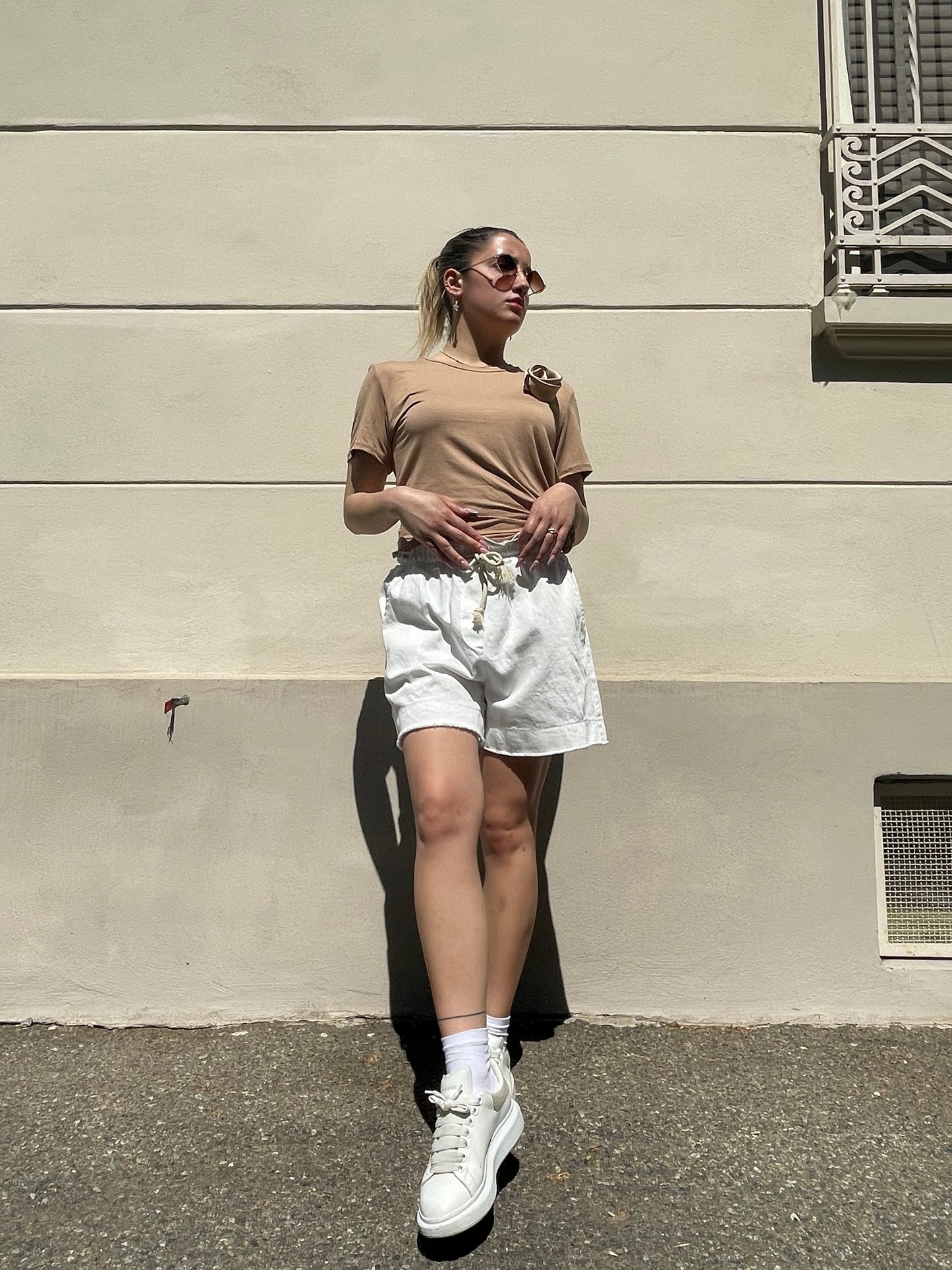 short in denim