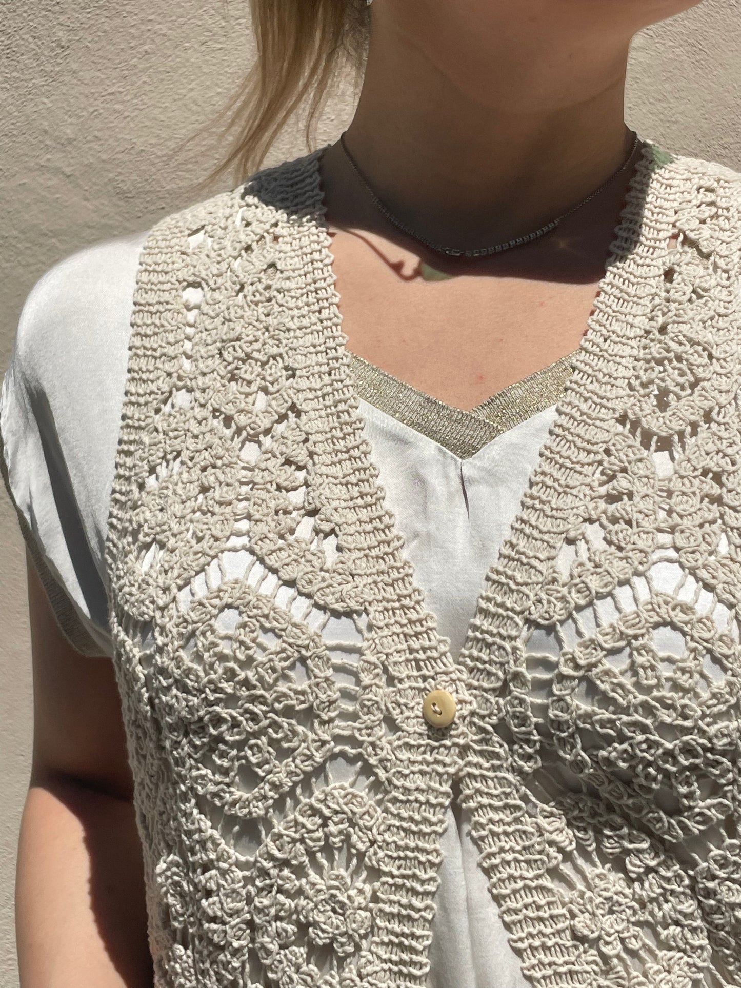 Gilet crochet JANIS