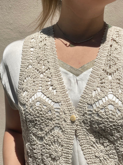 Gilet crochet JANIS