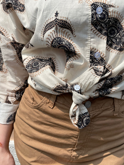 Camicia disegno cachemire