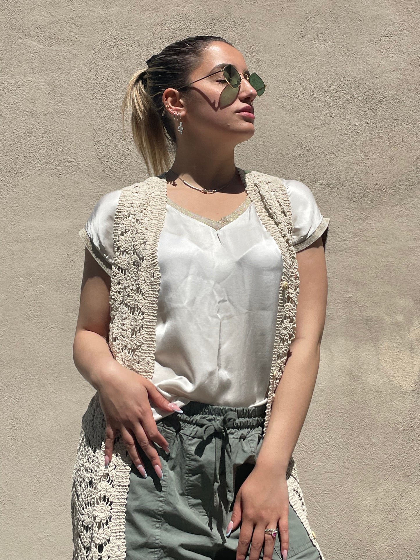 Gilet crochet JANIS