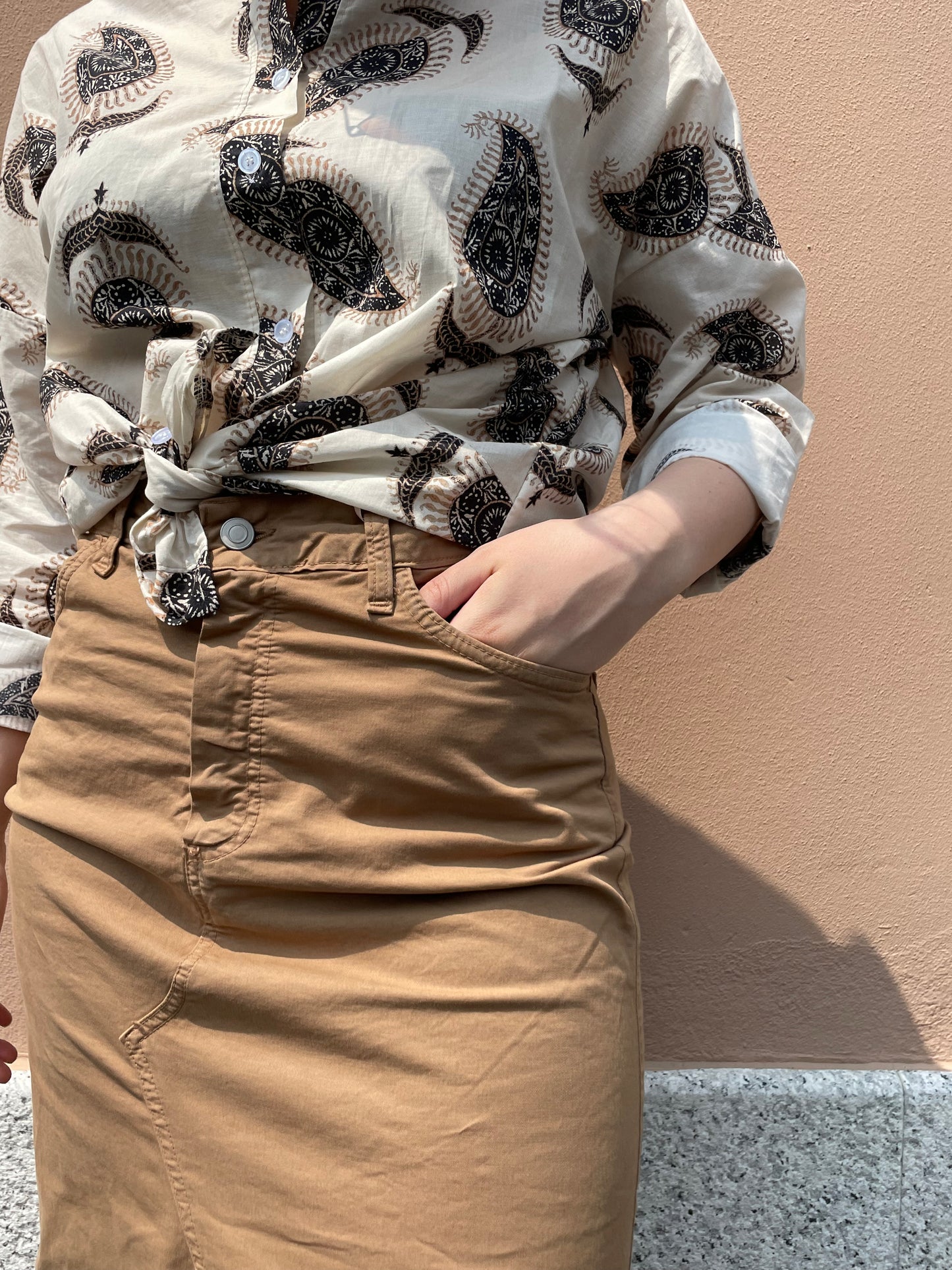 Camicia disegno cachemire