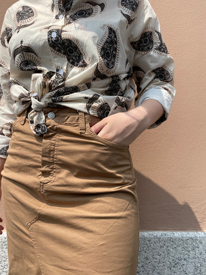 Camicia disegno cachemire