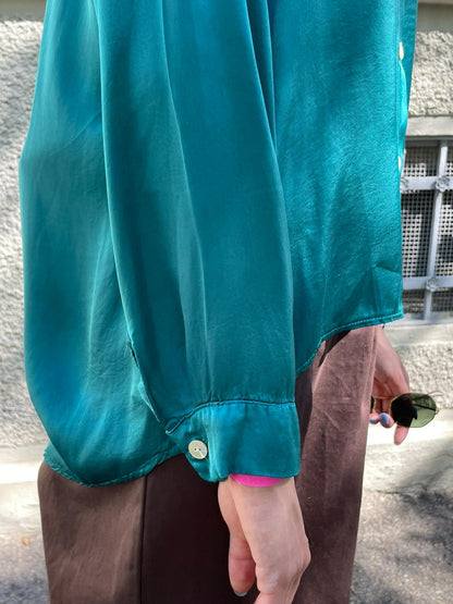 Blusa in raso di viscosa