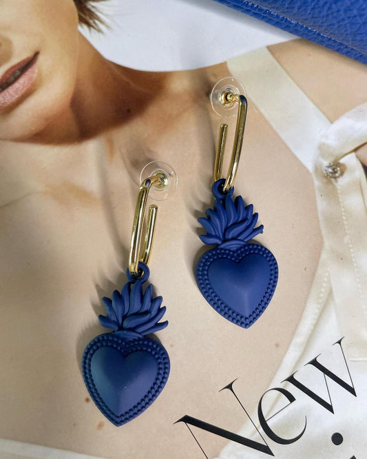 Orecchini Cuore sacro