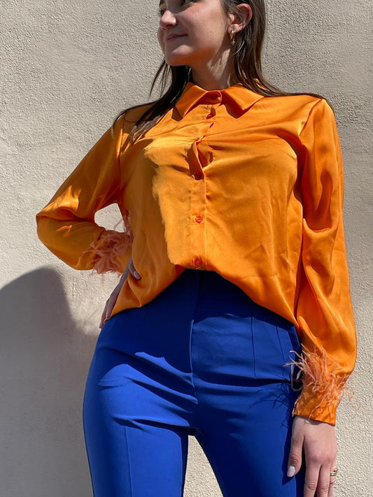 Camicia in satin
