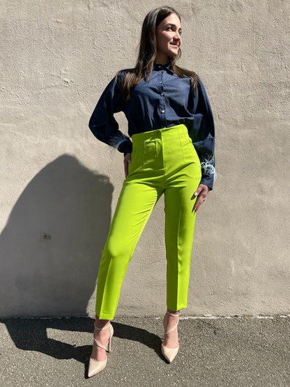 Pantalone a vita alta
