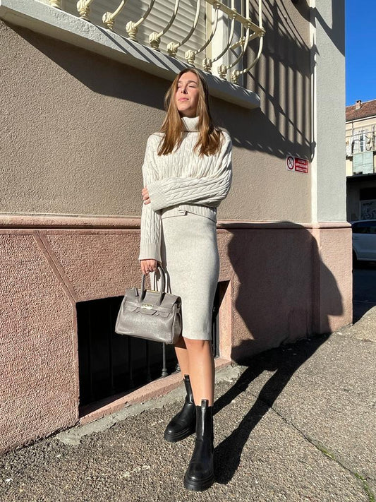Coordinato in maglia