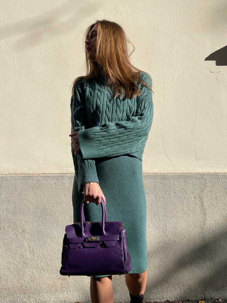 Coordinato in maglia