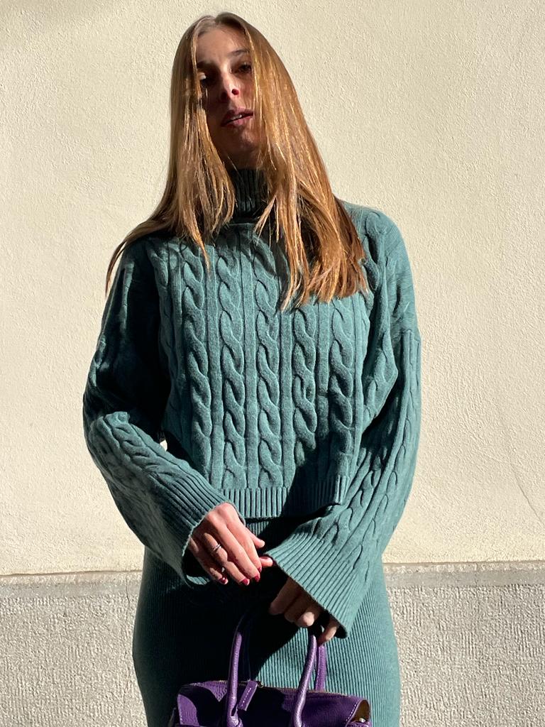 Coordinato in maglia