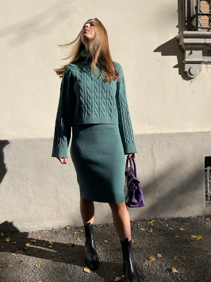 Coordinato in maglia