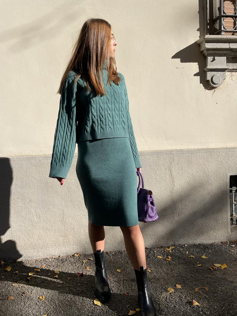 Coordinato in maglia