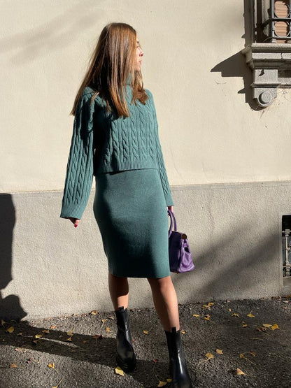 Coordinato in maglia