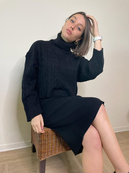 Coordinato in maglia