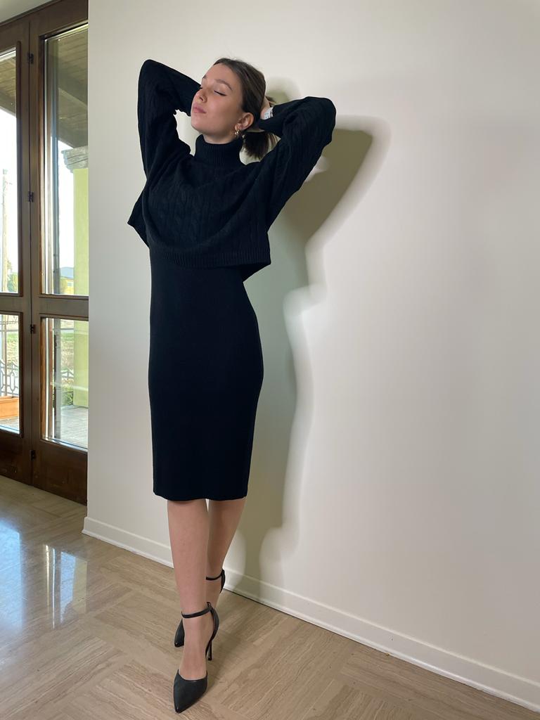 Coordinato in maglia