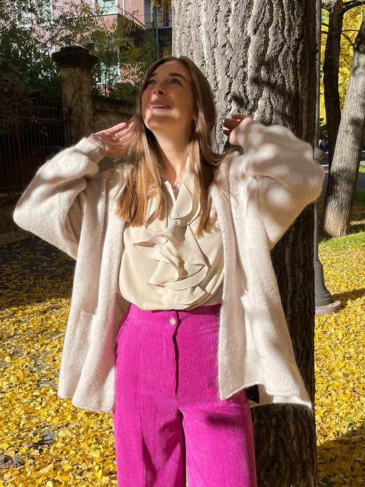 Cardigan in maglia