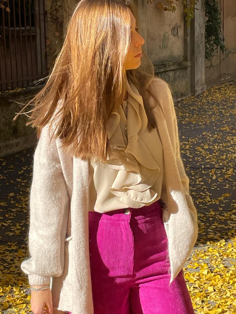 Cardigan in maglia