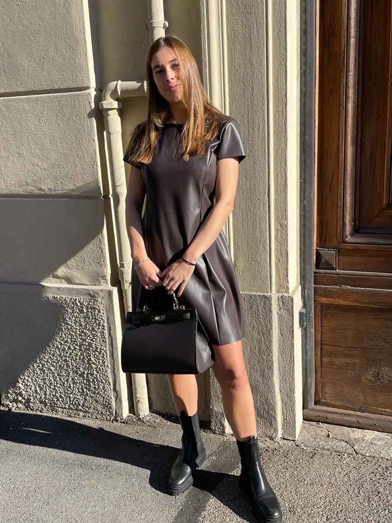 Abito Helena in eco pelle