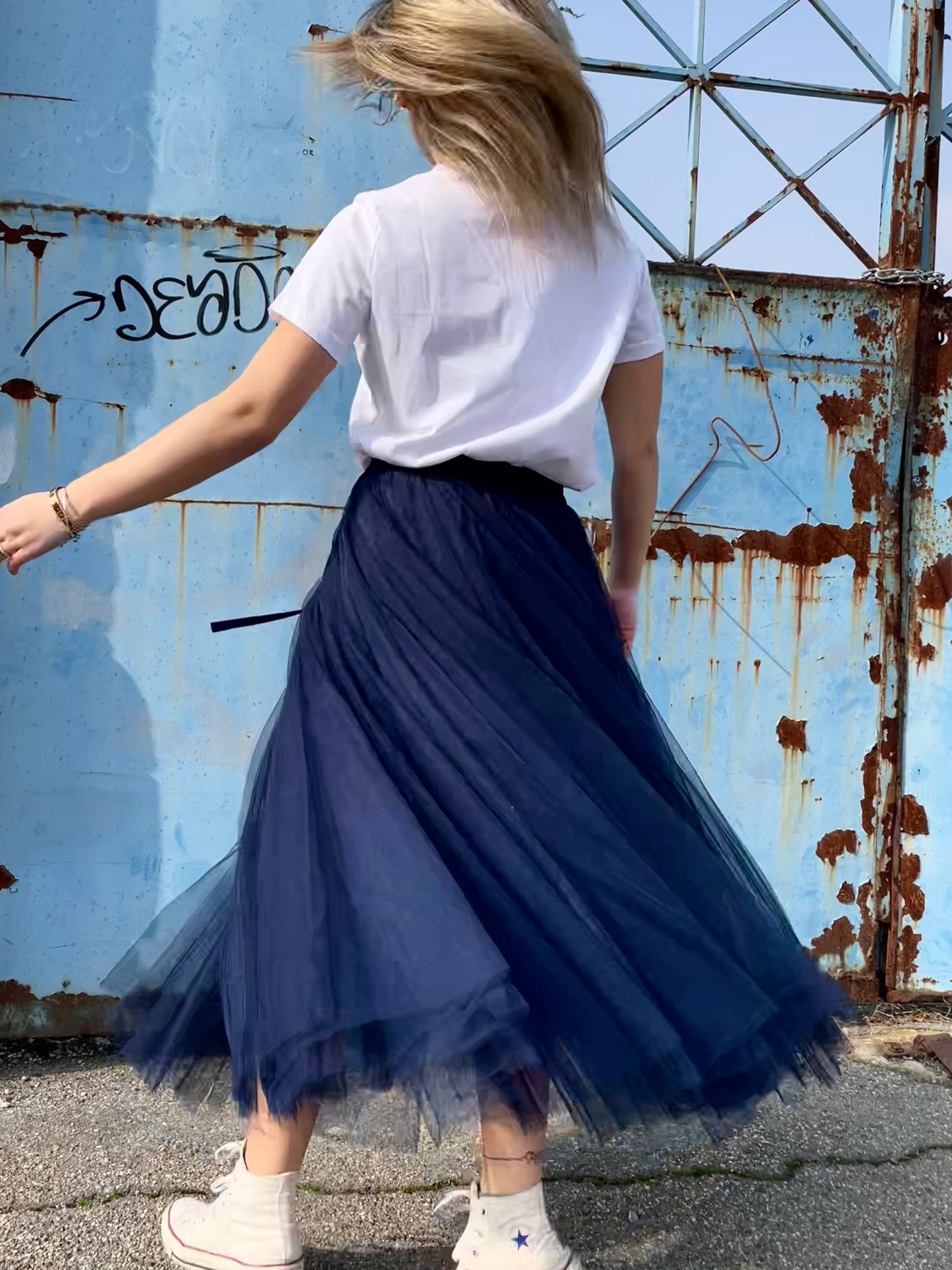 Gonna in tulle NUVOLA