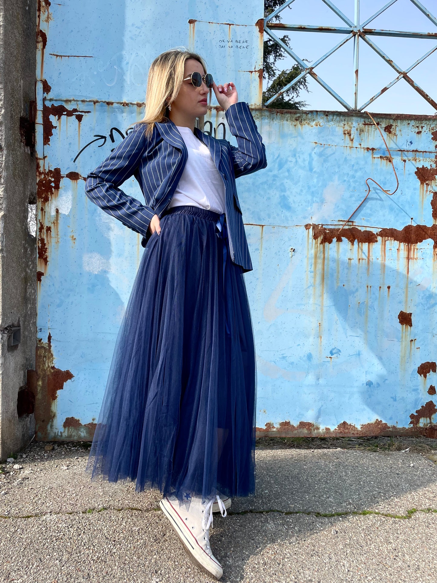 Gonna in tulle NUVOLA
