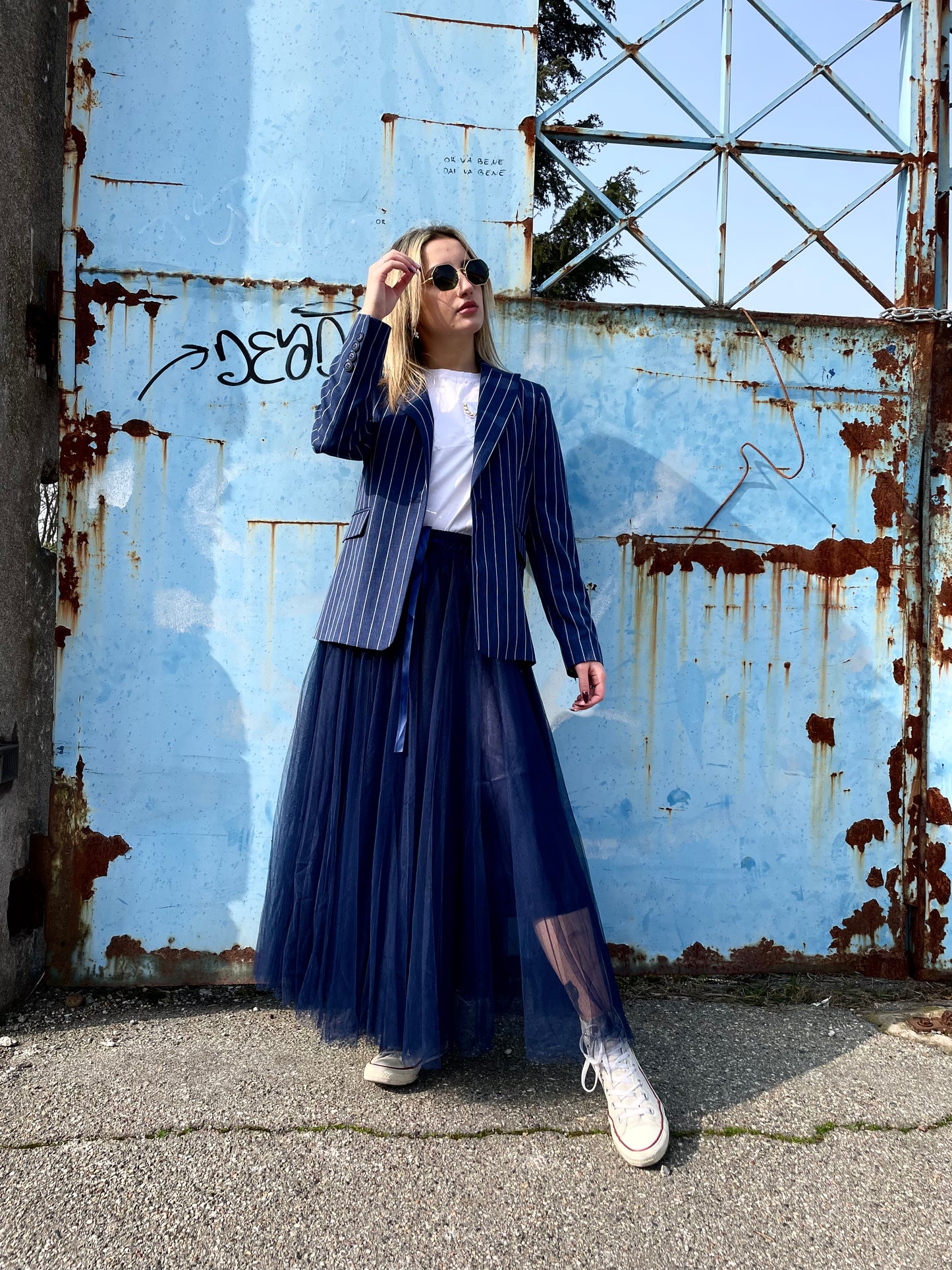 Gonna in tulle NUVOLA