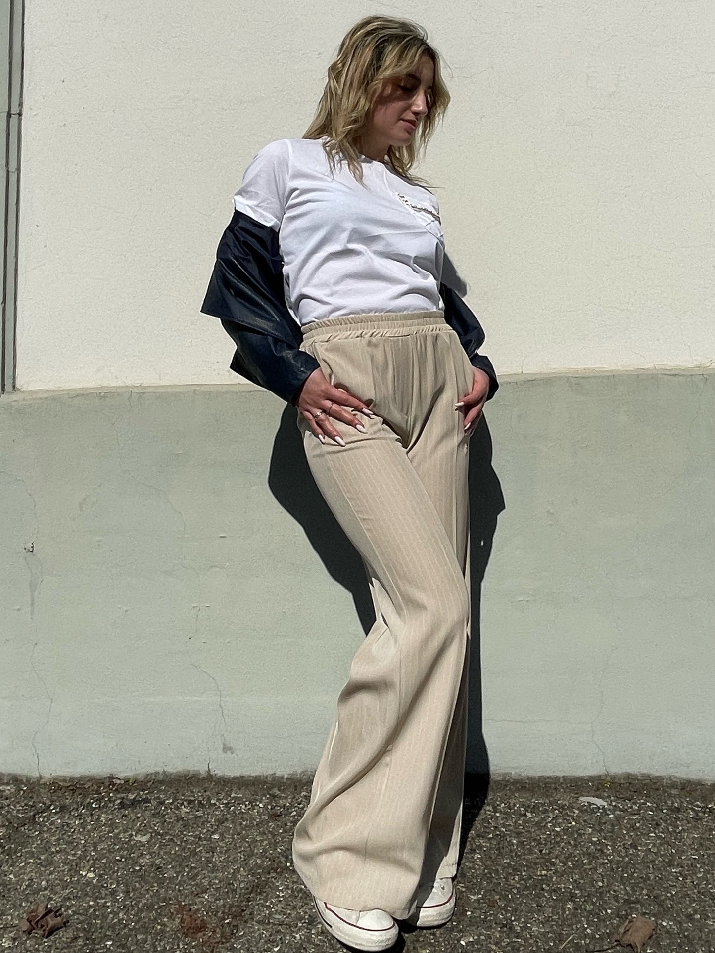 Pantalone gessato